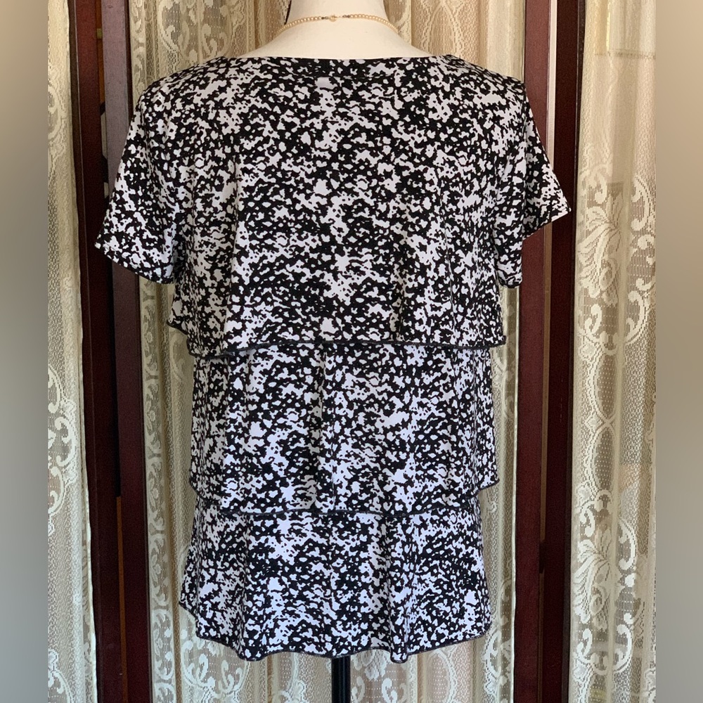NOTATIONS S/S LAYERED TOP - SZ SMALL - Picture 2 of 8